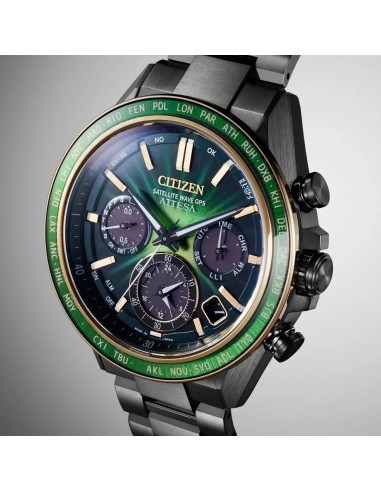 GPS titanio solar CITIZEN ATTESA CC4084-83Z 44.6MM JDM hecho en Japón Limited